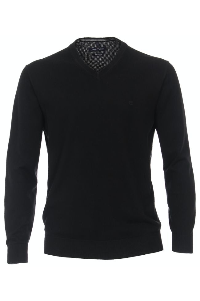 casamoda Strickwaren Herren Casamoda Classic Einfarbig