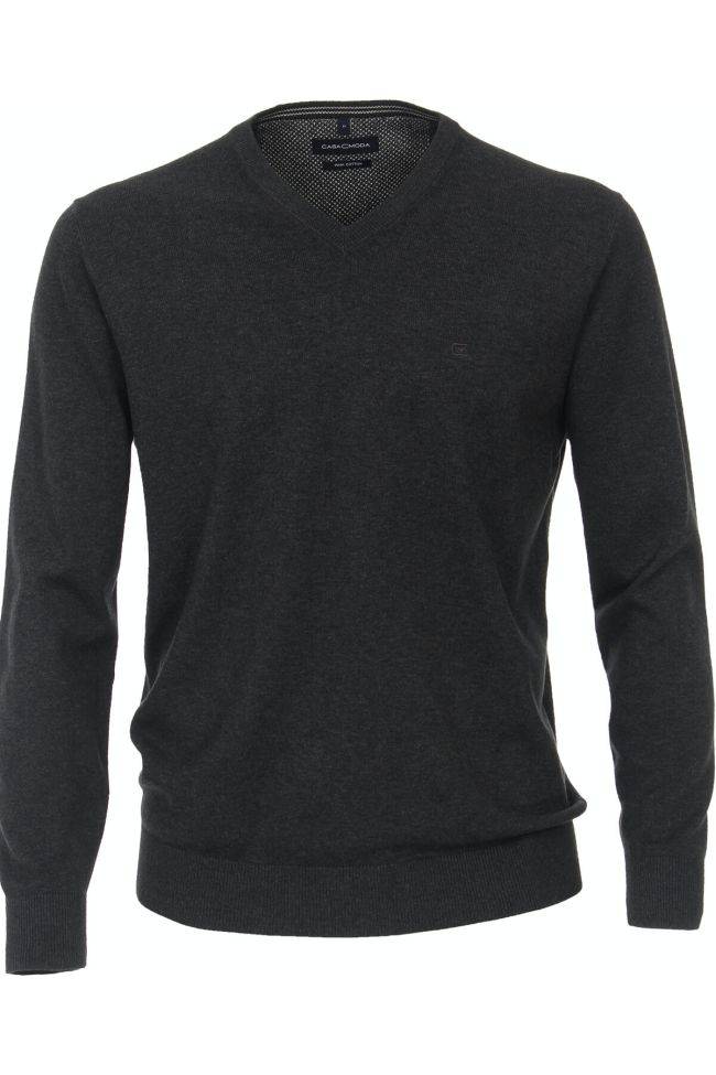 casamoda Strickwaren Herren Casamoda Classic Einfarbig
