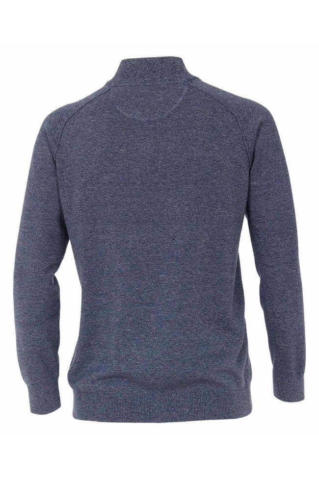 Casamoda Strickwaren Herren Casamoda Reißverschluss Classic Einfarbig 100% Baumwolle