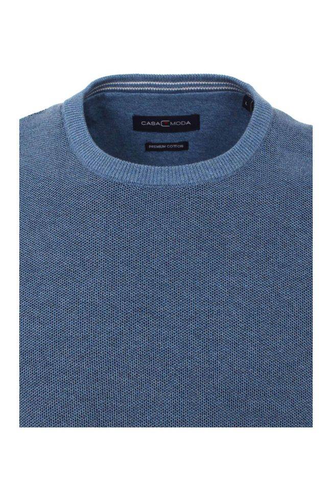 Casamoda Strickwaren Herren Casamoda Rundhalsausschnitt Classic Einfarbig 90% Baumwolle 10% Polyester
