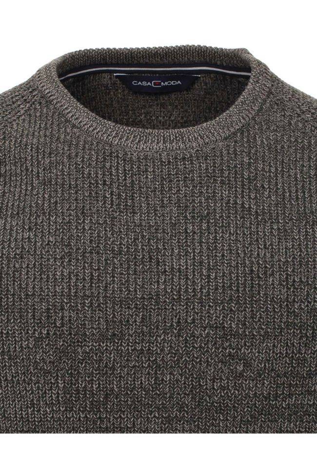 Casamoda Strickwaren Herren Casamoda Rundhalsausschnitt Classic Einfarbig 90% Baumwolle 10% Polyester