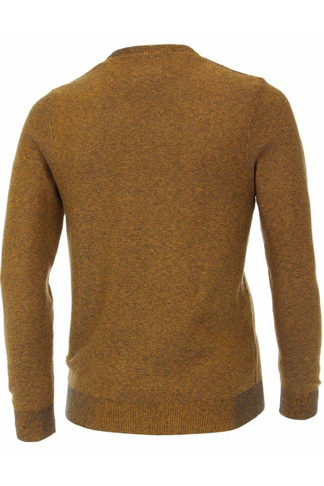 Casamoda Strickwaren Herren Casamoda Rundhalsausschnitt Classic Einfarbig 90% Baumwolle - 10% Kaschmir