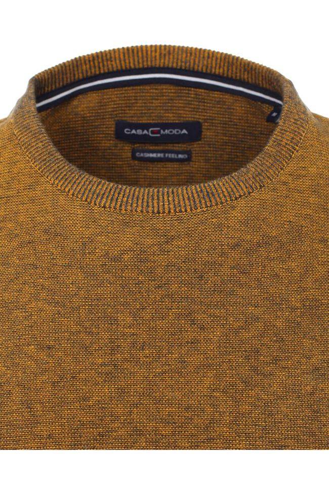 Casamoda Strickwaren Herren Casamoda Rundhalsausschnitt Classic Einfarbig 90% Baumwolle - 10% Kaschmir