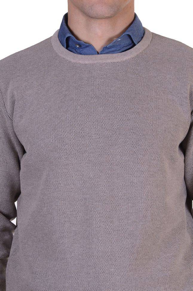 Casamoda Strickwaren Herren Casamoda Rundhalsausschnitt Classic Einfarbig 100% Winter Cotton