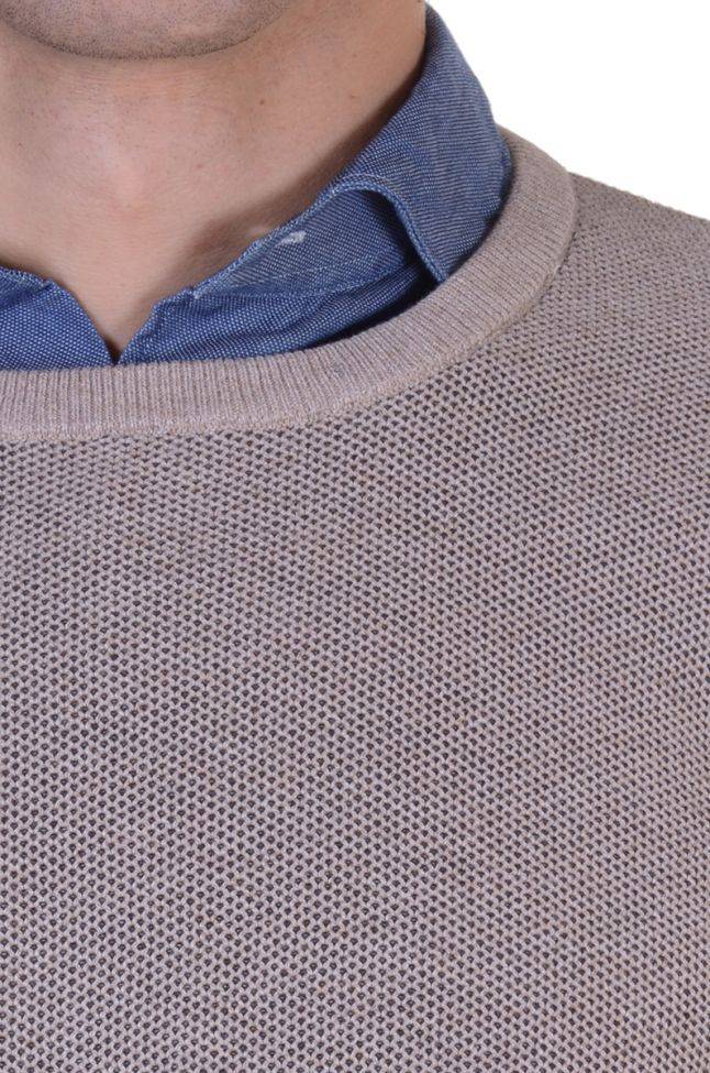 Casamoda Strickwaren Herren Casamoda Rundhalsausschnitt Classic Einfarbig 100% Winter Cotton