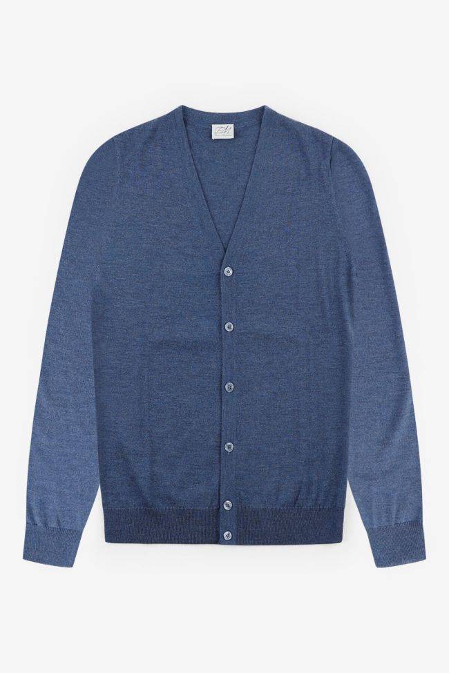 enzo mantovani Strickwaren Herren Enzo Mantovani Cardigan Classic Einfarbig 100% Merinowolle Extrafine