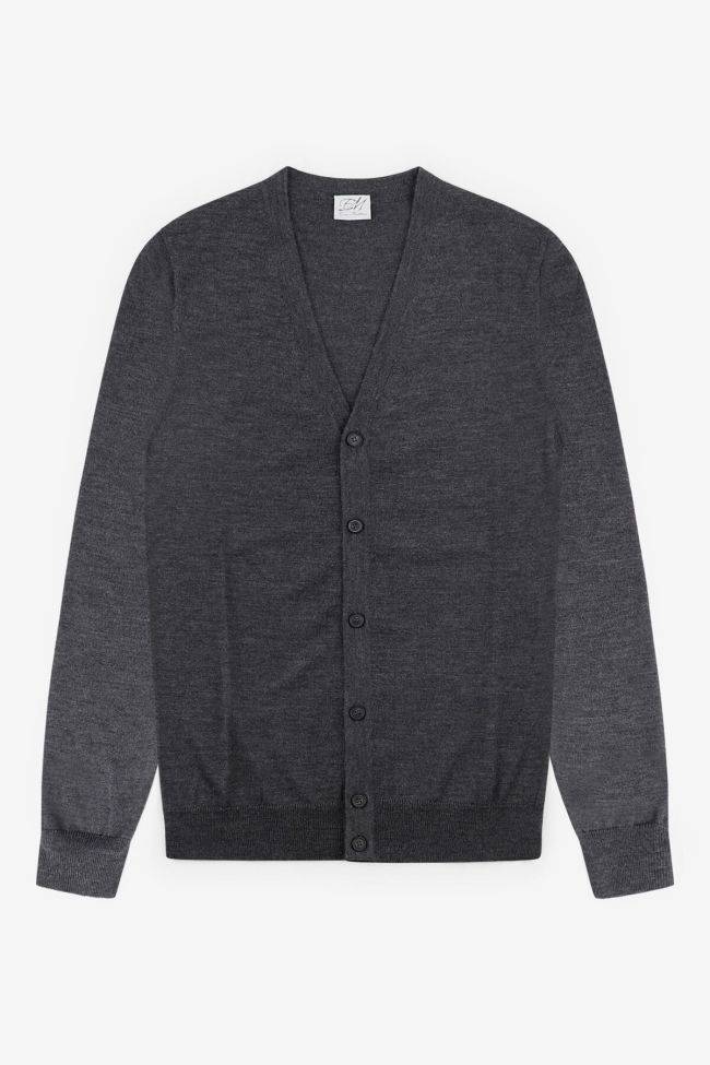 enzo mantovani Strickwaren Herren Enzo Mantovani Cardigan Classic Einfarbig 100% Merinowolle Extrafine