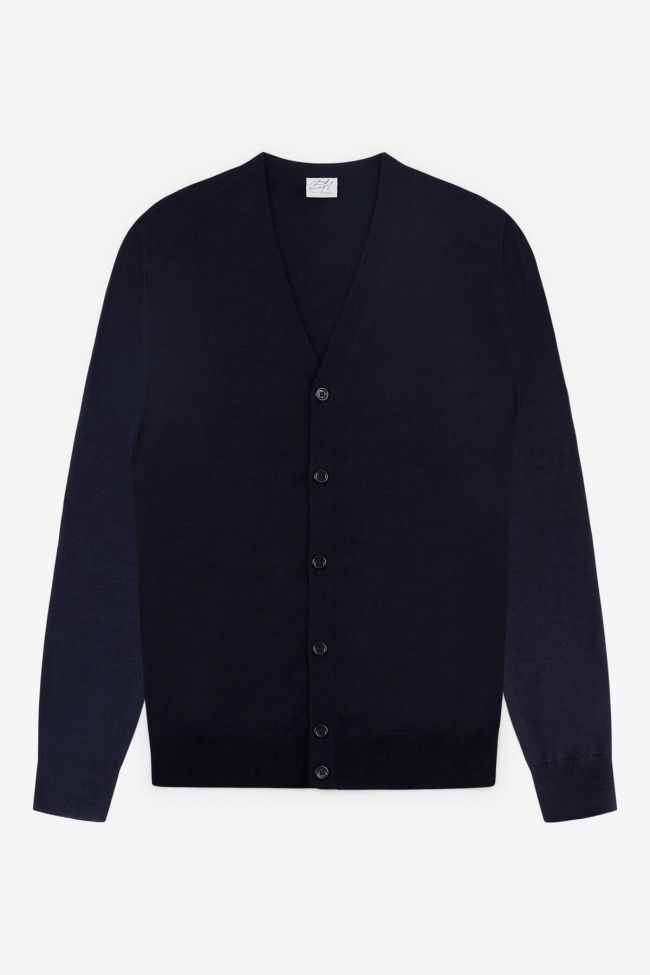 enzo mantovani Strickwaren Herren Enzo Mantovani Cardigan Classic Einfarbig 100% Merinowolle Extrafine