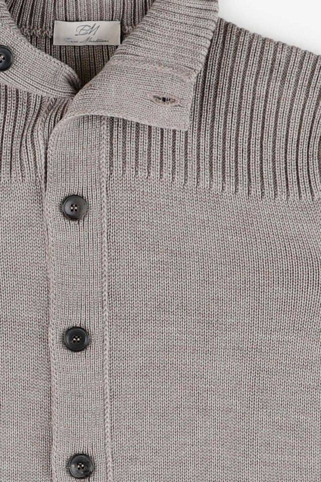 Enzo Mantovani Strickwaren Herren Enzo Mantovani Jacke Regular Einfarbig 100% Merinowolle Extrafine