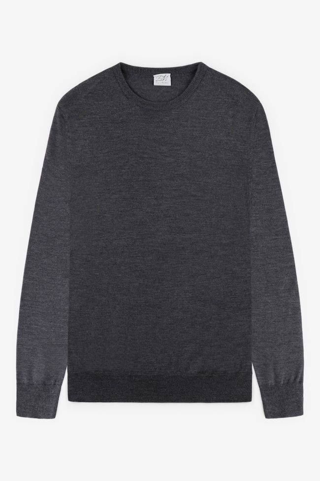 enzo mantovani Strickwaren Herren Enzo Mantovani Rundhalsausschnitt Regular Einfarbig 100% Merinowolle Extrafine