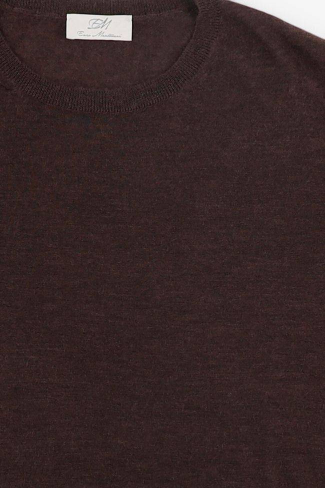 Enzo Mantovani Strickwaren Herren Enzo Mantovani Rundhalsausschnitt Classic Einfarbig 70% Cashmere 30% Silk