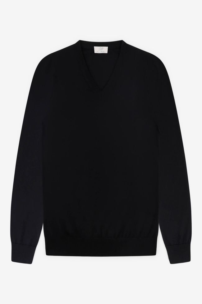 enzo mantovani Strickwaren Herren Enzo Mantovani V-Ausschnitt Regular Einfarbig 100% Kaschmir