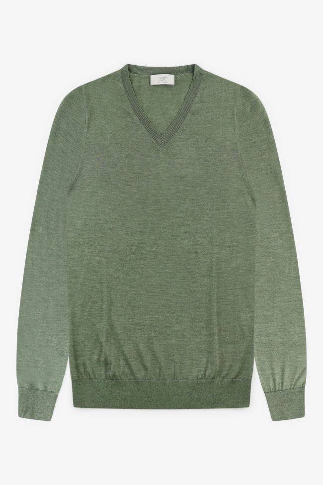 enzo mantovani Strickwaren Herren Enzo Mantovani V-Ausschnitt Regular Einfarbig 70% cashmere 30% silk
