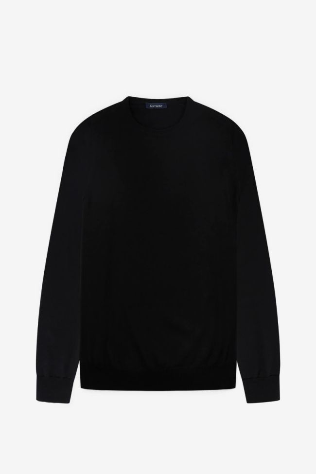 ferrante Strickwaren Herren Ferrante hoher Kragen Classic Einfarbig 100% Merinowolle Extrafine