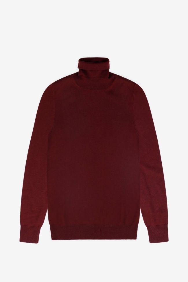 ferrante Strickwaren Herren Ferrante hoher Kragen Classic Einfarbig 100% Merinowolle Extrafine