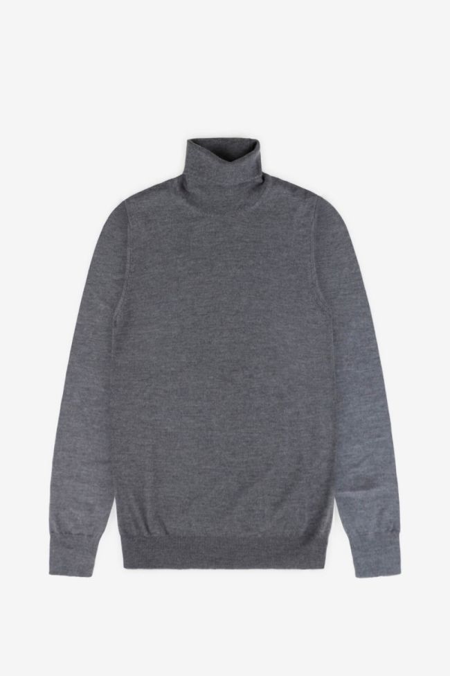 ferrante Strickwaren Herren Ferrante hoher Kragen Classic Einfarbig 100% Merinowolle Extrafine