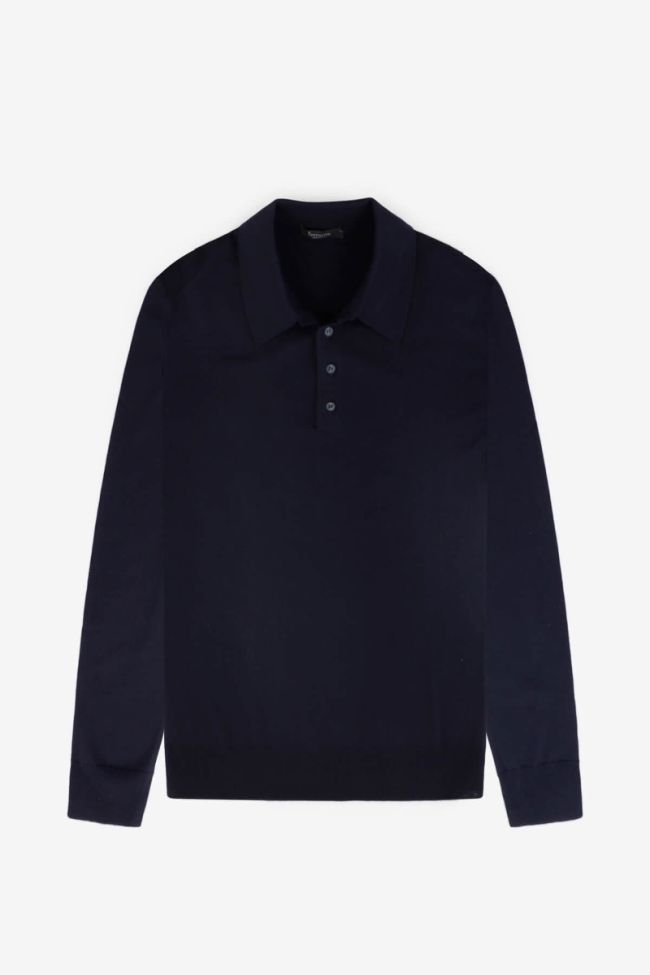 ferrante Strickwaren Herren Ferrante Polokragen Classic Einfarbig 100% Merinowolle Extrafine