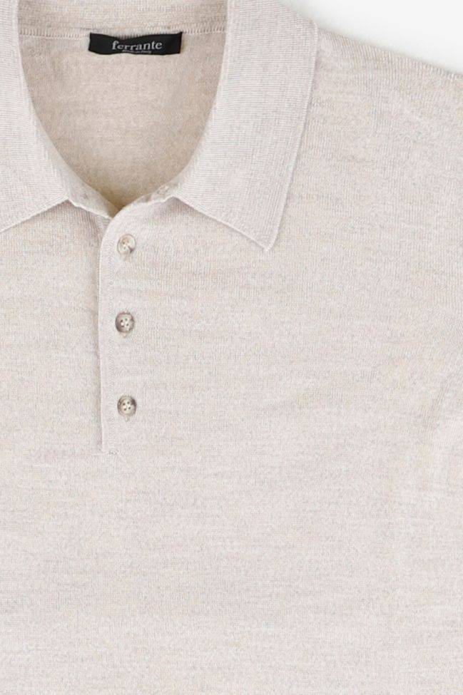 Ferrante Strickwaren Herren Ferrante Polokragen Classic Einfarbig 100% Merinowolle Extrafine