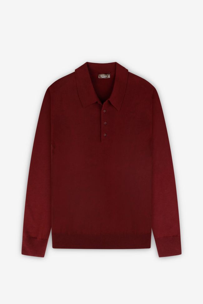 ferrante Strickwaren Herren Ferrante Polokragen Regular Einfarbig 100% Merinowolle Extrafine