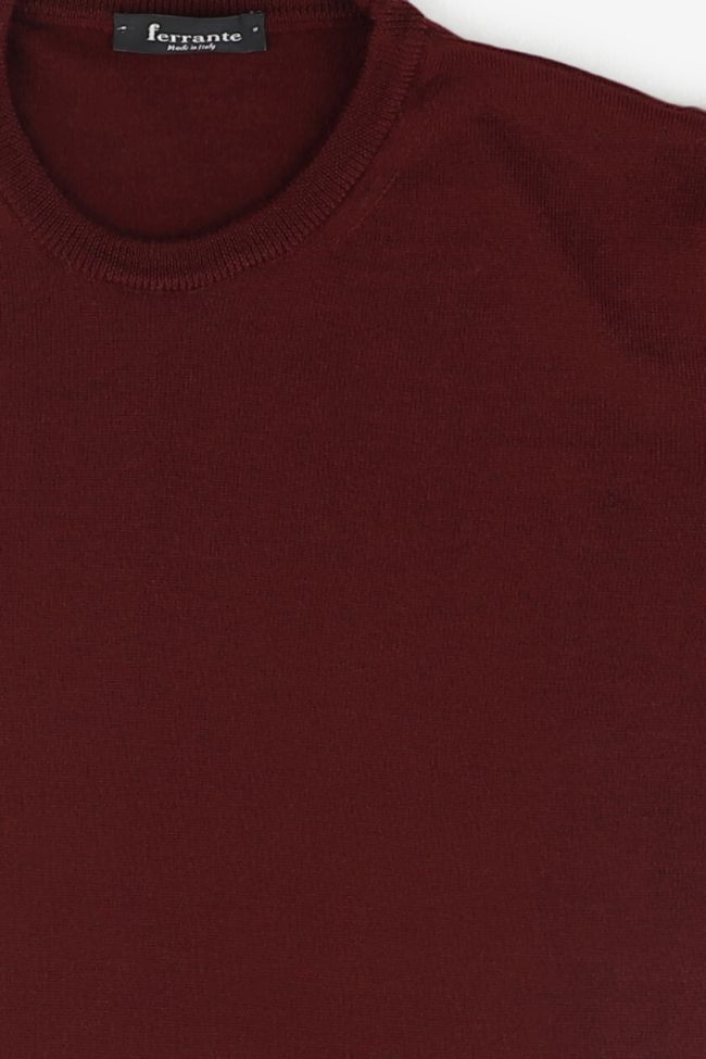 Ferrante Strickwaren Herren Ferrante Polokragen Regular Einfarbig 100% Merinowolle Extrafine