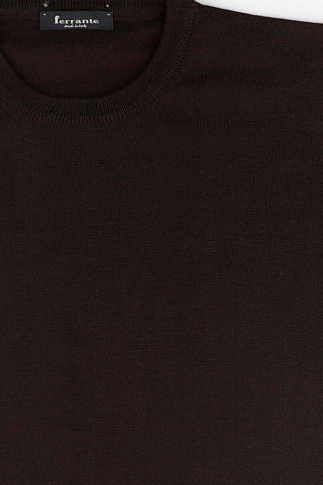 Ferrante Strickwaren Herren Ferrante Rundhalsausschnitt Regular Einfarbig 100% Merinowolle Extrafine