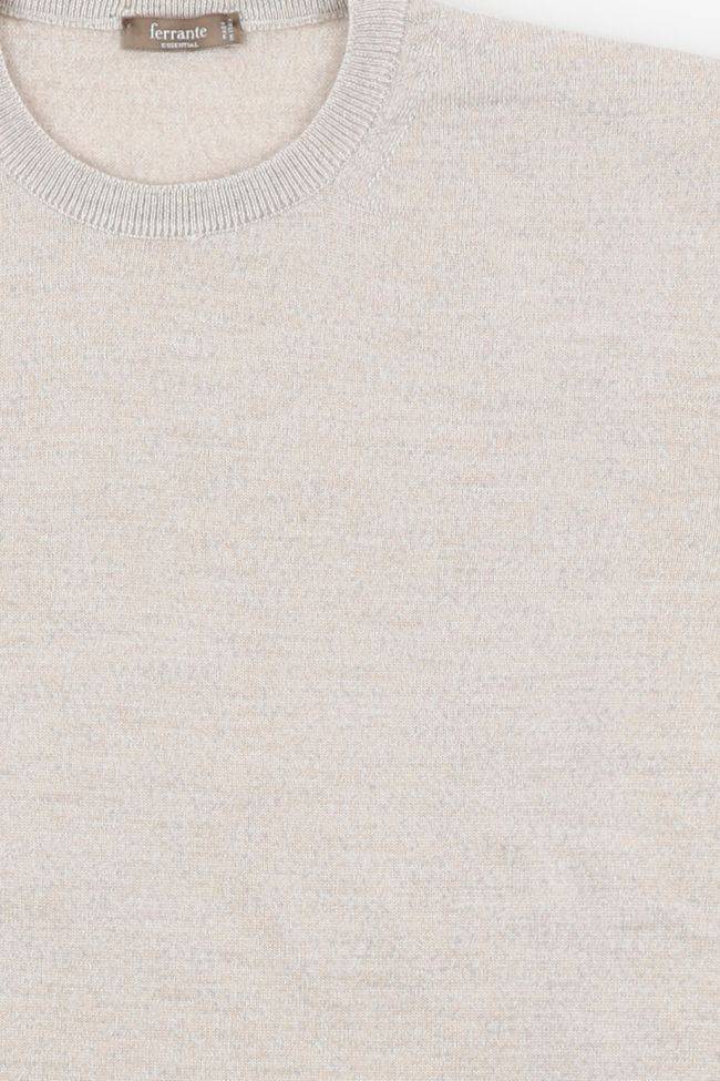 Ferrante Strickwaren Herren Ferrante Rundhalsausschnitt Regular Einfarbig 100% Merinowolle Extrafine