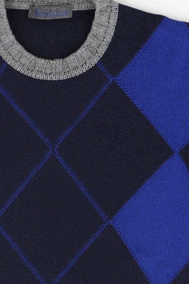 Ferrante Strickwaren Herren Ferrante Rundhalsausschnitt Regular Muster 100% Merinowolle Extrafine