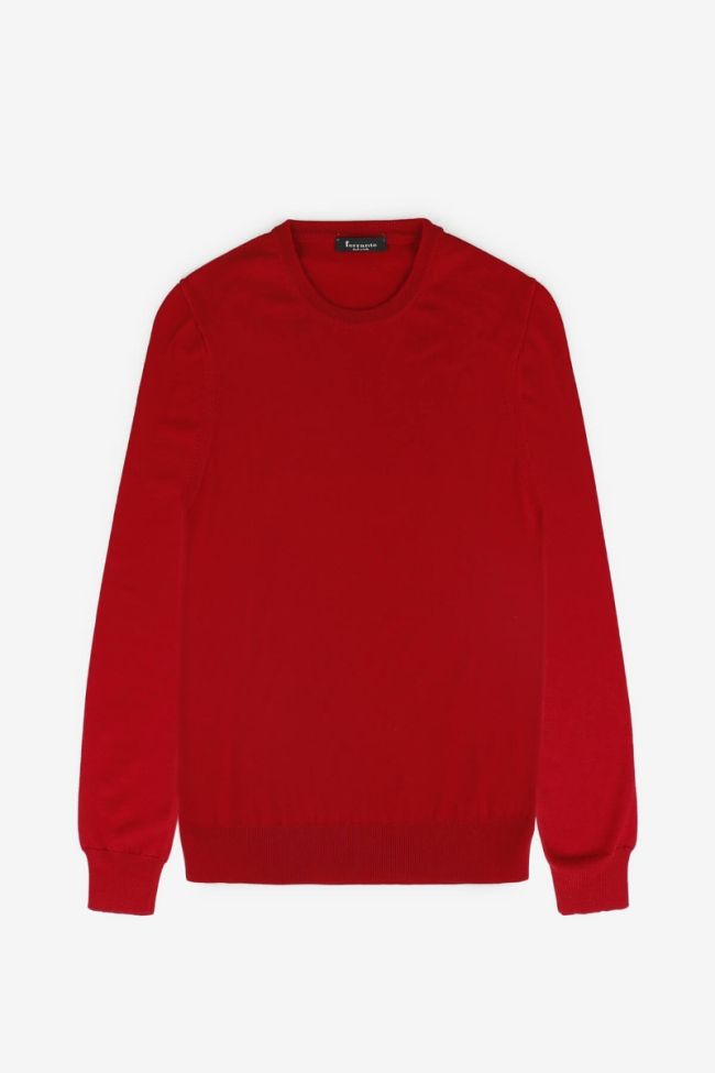 ferrante Strickwaren Herren Ferrante Rundhalsausschnitt Regular Einfarbig 100% Merinowolle Extrafine