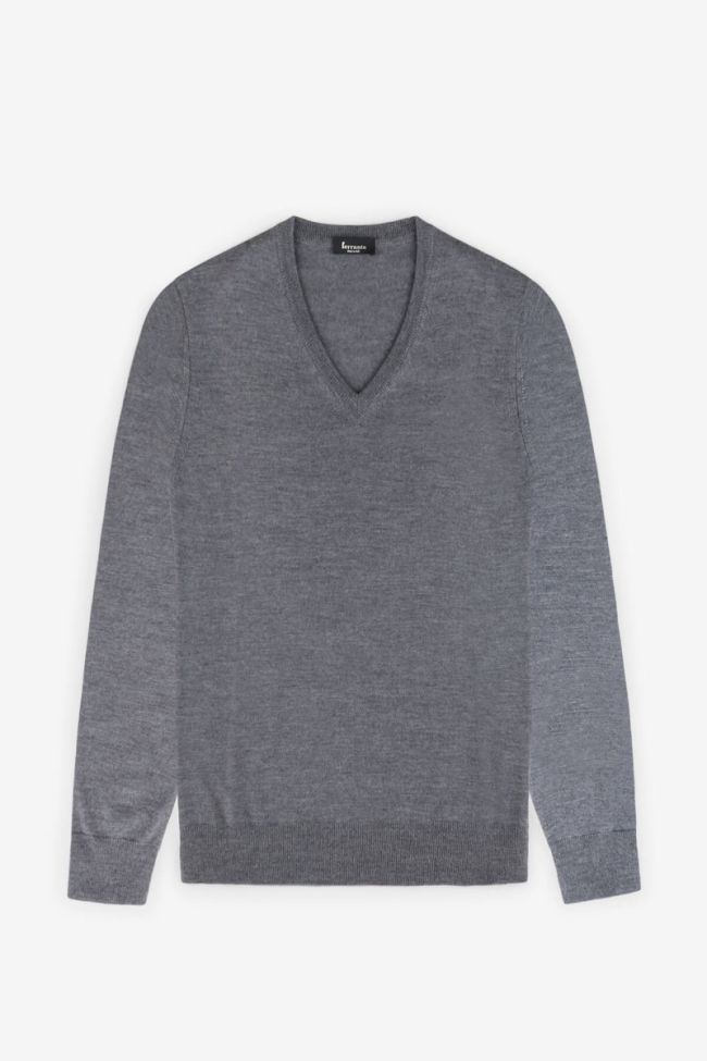 ferrante Strickwaren Herren Ferrante Rundhalsausschnitt Slim Einfarbig 100% Merinowolle Extrafine