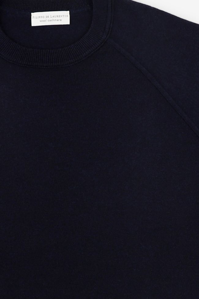 Filippo De Laurentiis Strickwaren Herren Filippo De Laurentiis Rundhalsausschnitt Regular Einfarbig 90% Wolle 10% Kaschmir