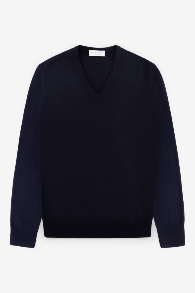 filippo de laurentiis Strickwaren Herren Filippo de Laurentiis Rundhalsausschnitt Slim Einfarbig 90% wolle 10% Kaschmir