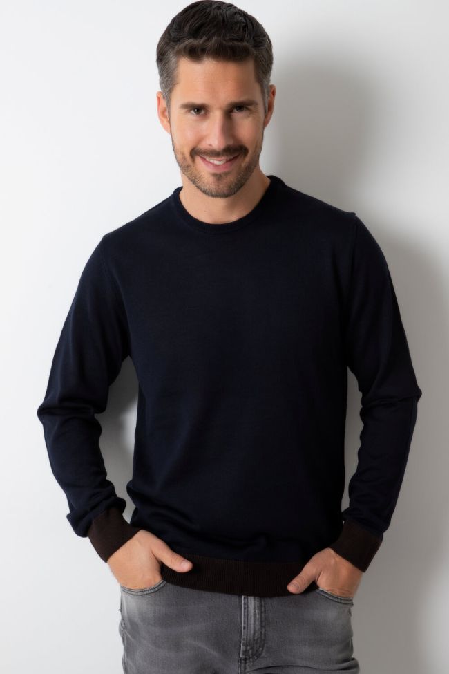 Filippo Riberti Strickwaren Herren Filippo Riberti Rundhalsausschnitt Regular Einfarbig 50% Wolle, 50% Acryl