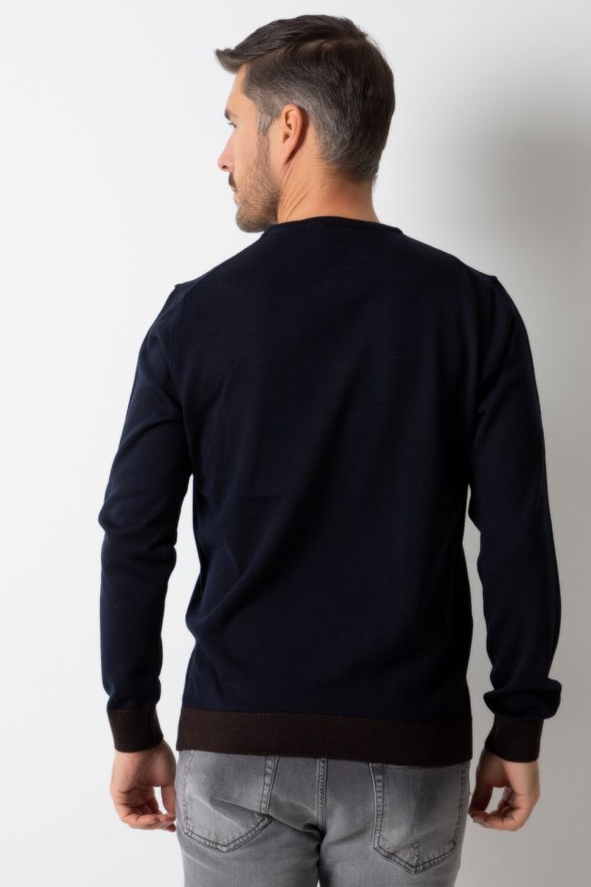 Filippo Riberti Strickwaren Herren Filippo Riberti Rundhalsausschnitt Regular Einfarbig 50% Wolle, 50% Acryl