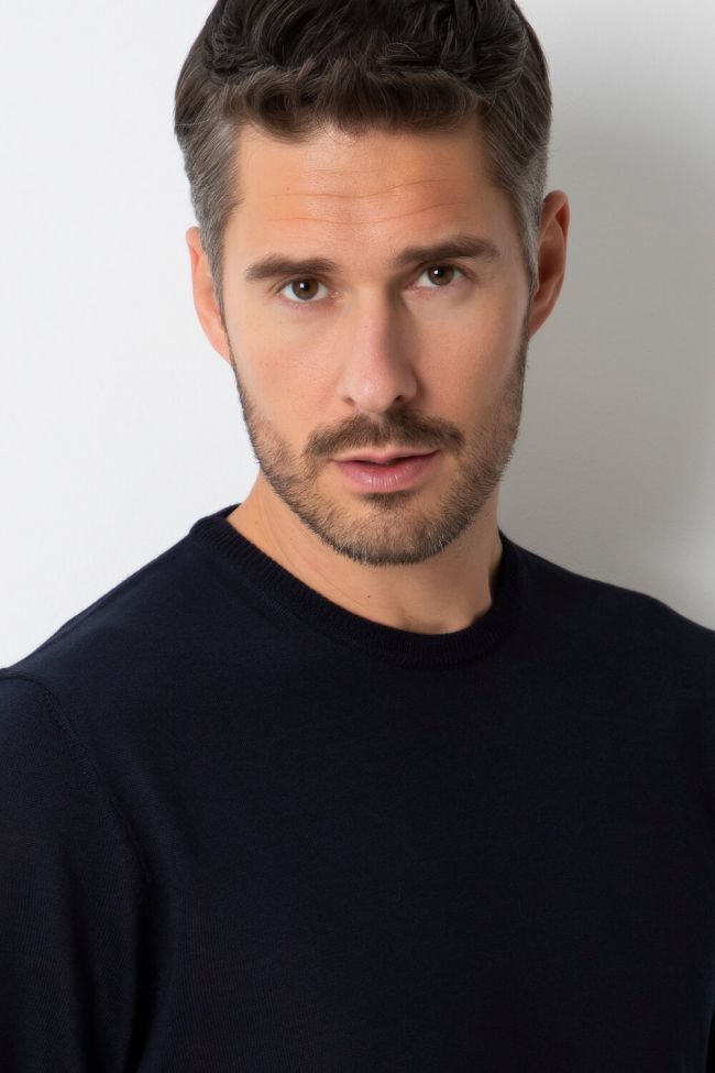 Filippo Riberti Strickwaren Herren Filippo Riberti Rundhalsausschnitt Regular Einfarbig 50% Wolle, 50% Acryl