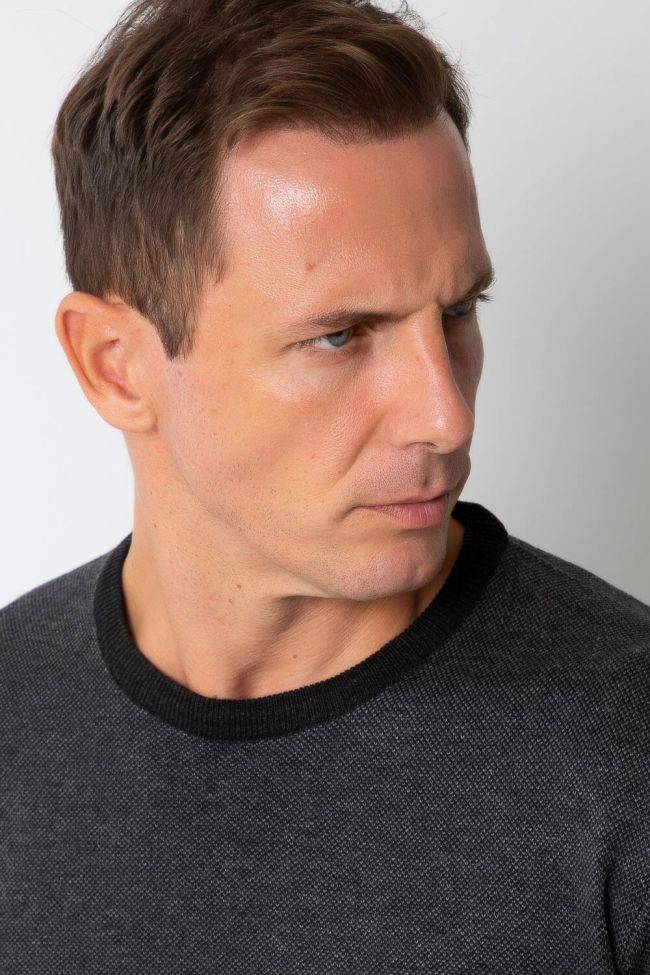 Filippo Riberti Strickwaren Herren Filippo Riberti Rundhalsausschnitt Regular Einfarbig 50% Wolle 30% Acryl, 20% El