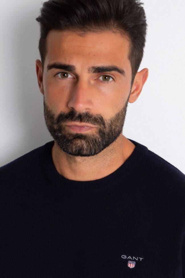 Gant Strickwaren Herren Gant Rundhalsausschnitt Classic Einfarbig 100% Wolle