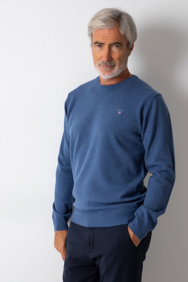 Gant Strickwaren Herren Gant Rundhalsausschnitt Classic Einfarbig 100% Wolle