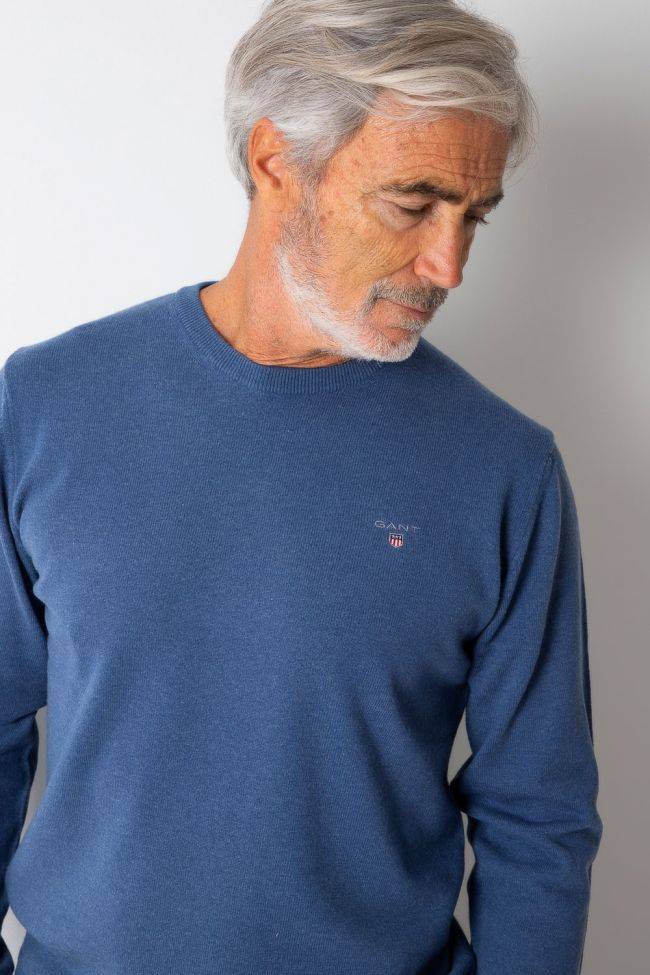 gant Strickwaren Herren Gant Rundhalsausschnitt Classic Einfarbig 100% Wolle