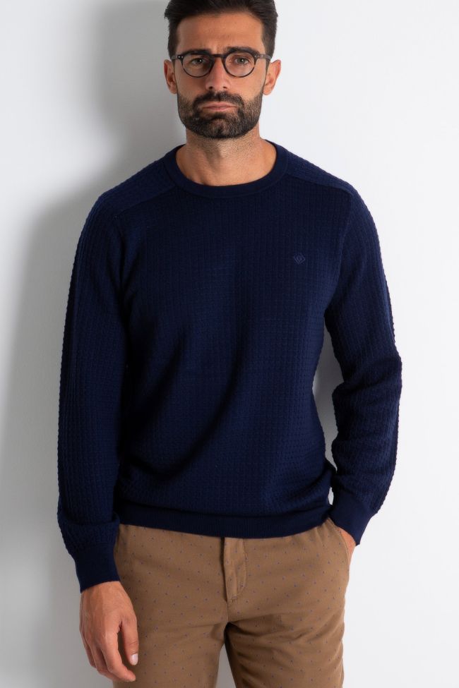 gant Strickwaren Herren Gant Rundhalsausschnitt Classic Einfarbig 100% Merinowolle