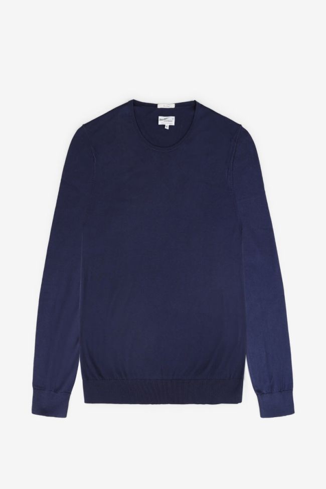 gant Strickwaren Herren Gant Rundhalsausschnitt Regular Einfarbig 90% Baumwolle, 5% Wolle 5% Seide