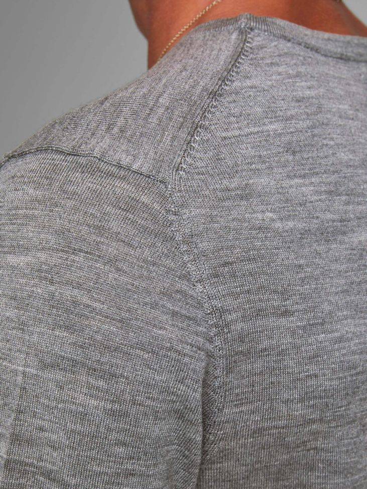 Jack & Jones Strickwaren Herren Jack & Jones Rundhalsausschnitt Regular Einfarbig