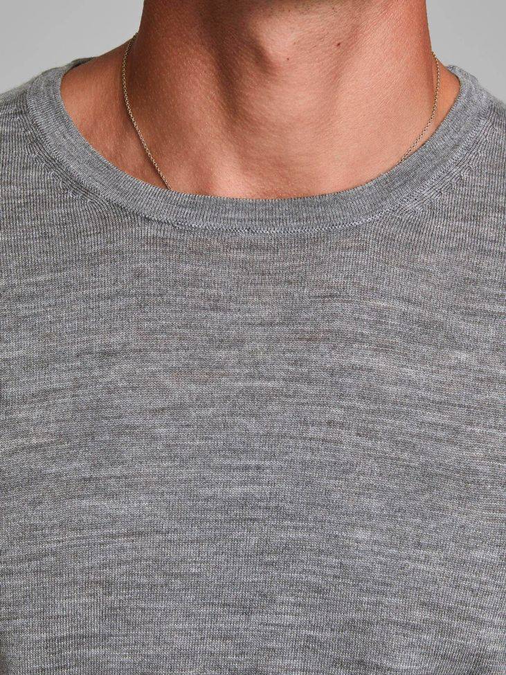 Jack & Jones Strickwaren Herren Jack & Jones Rundhalsausschnitt Regular Einfarbig