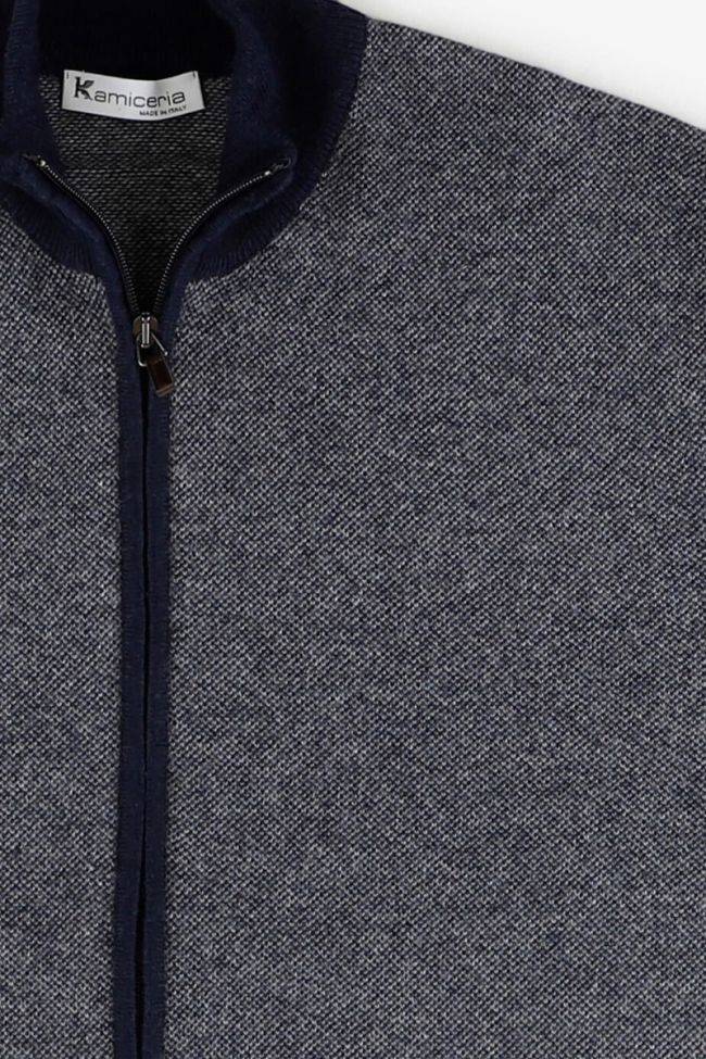 Kamiceria Strickwaren Herren Kamiceria Reißverschluss Slim Halb Unifarben 40% Wool 25% Vi 25% Pa 10% Cashmere