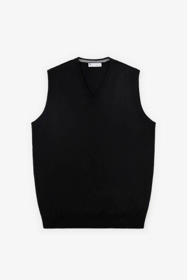 kamiceria Strickwaren Herren Kamiceria V-Ausschnitt Slim Einfarbig 100% Merinowolle Extrafine