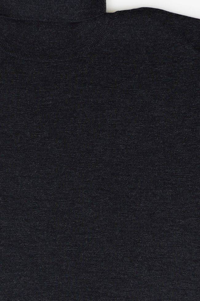 Kangra Strickwaren Herren Kangra Hoher Kragen Regular Einfarbig 100% Merinowolle Extrafine