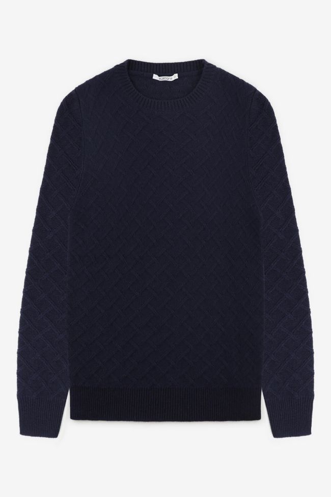 kangra Strickwaren Herren Kangra Rundhalsausschnitt Regular Halb Unifarben 70% wool 20% silk 10% cashmere