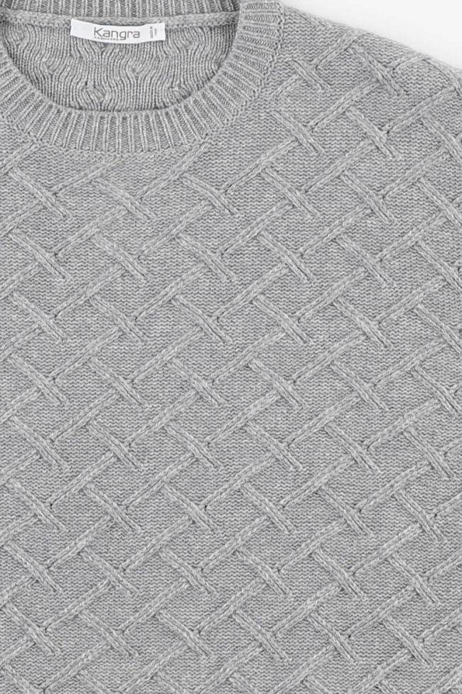 Kangra Strickwaren Herren Kangra Rundhalsausschnitt Regular Halb Unifarben 70% Wool 20% Silk 10% Cashmere