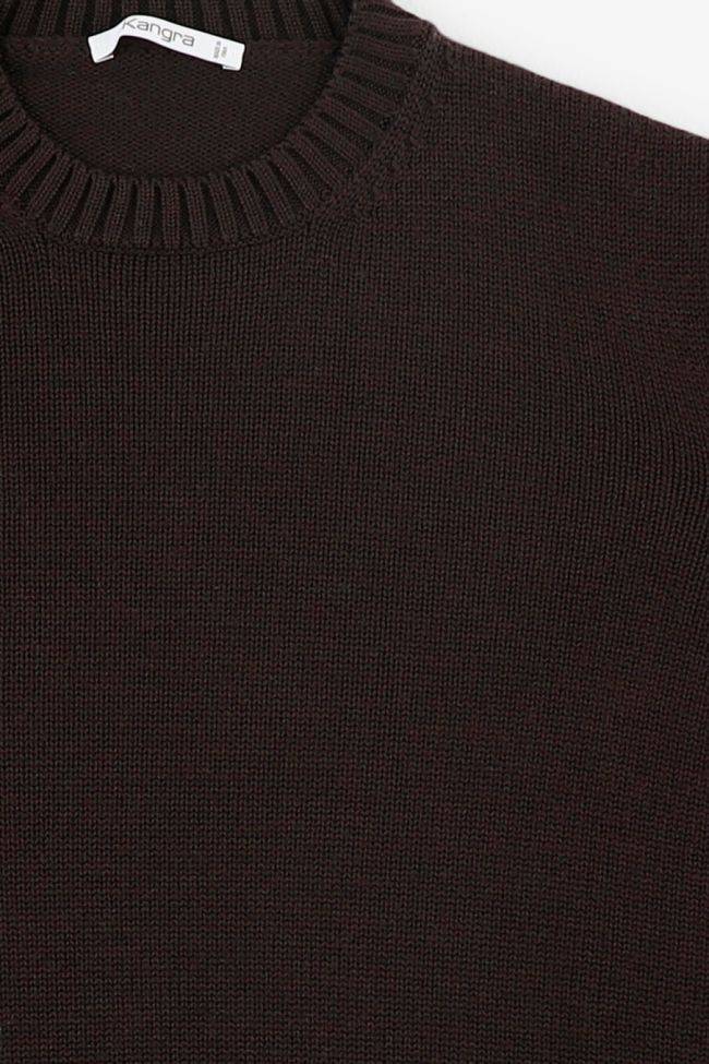 Kangra Strickwaren Herren Kangra Rundhalsausschnitt Regular Einfarbig 100% Merinowolle Extrafine