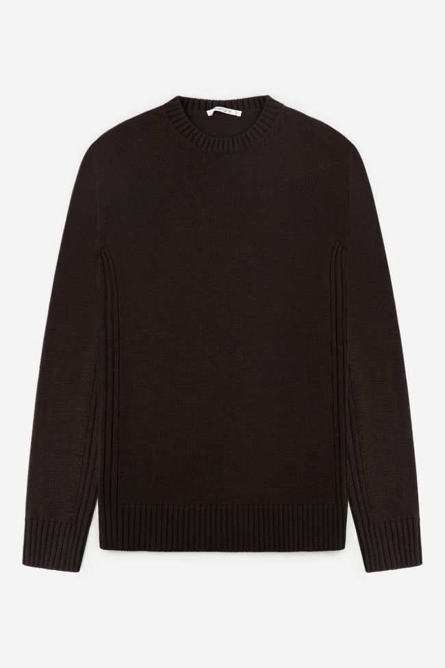 kangra Strickwaren Herren Kangra Rundhalsausschnitt Regular Einfarbig 100% Merinowolle Extrafine