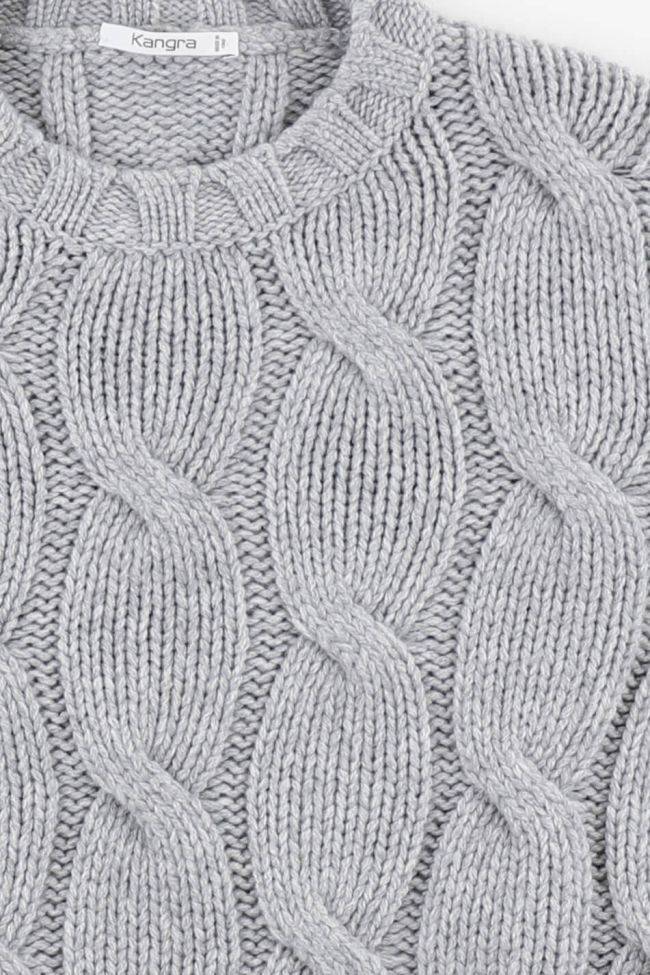 Kangra Strickwaren Herren Kangra Rundhalsausschnitt Regular Muster 100% Merinowolle Extrafine
